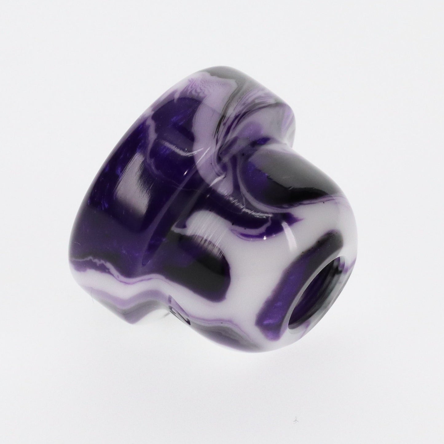 Trumpet Mouthpiece Top: Acrylic - Phantom Amethyst