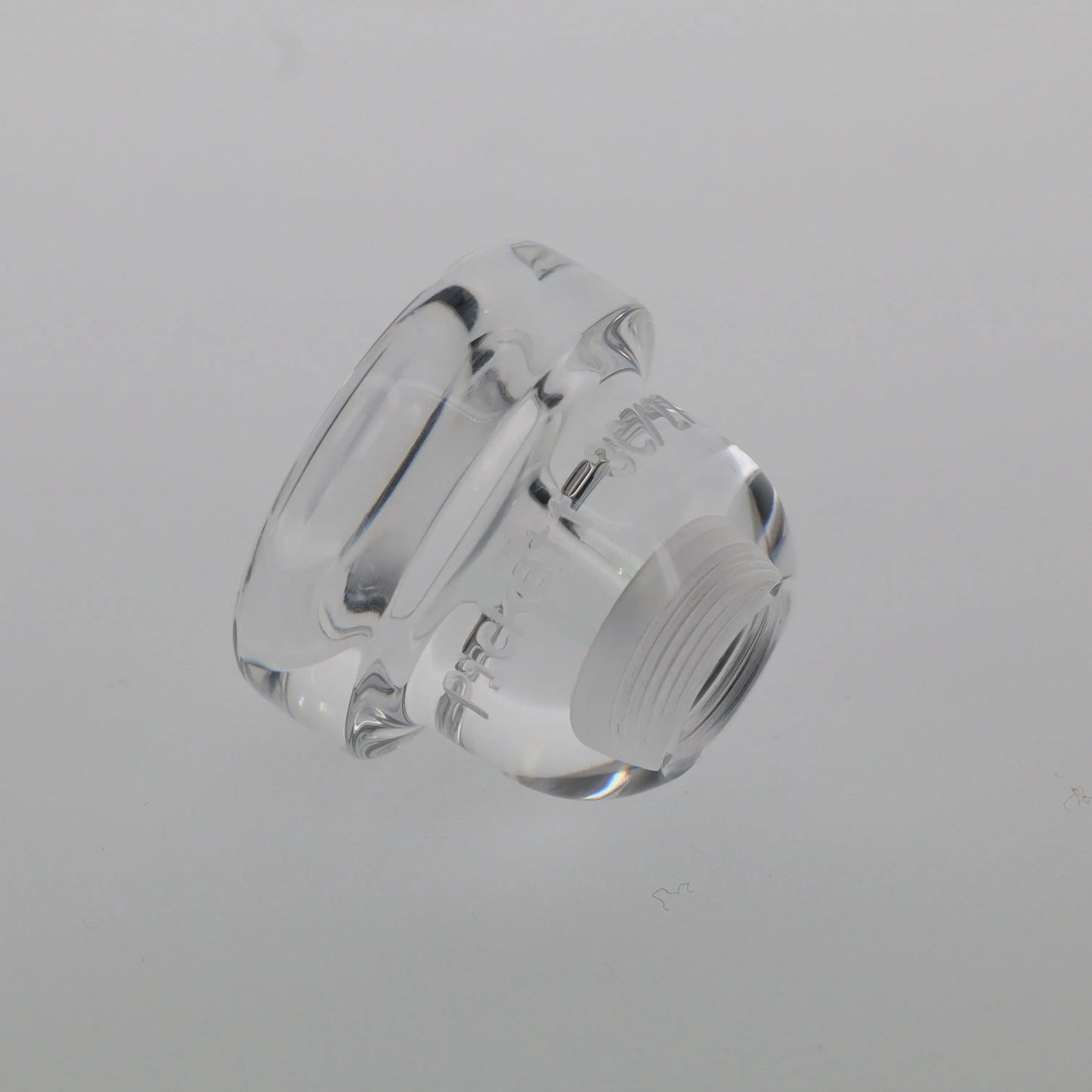 Trumpet Mouthpiece Top: Acrylic - Crystal Clear Pickett Brass