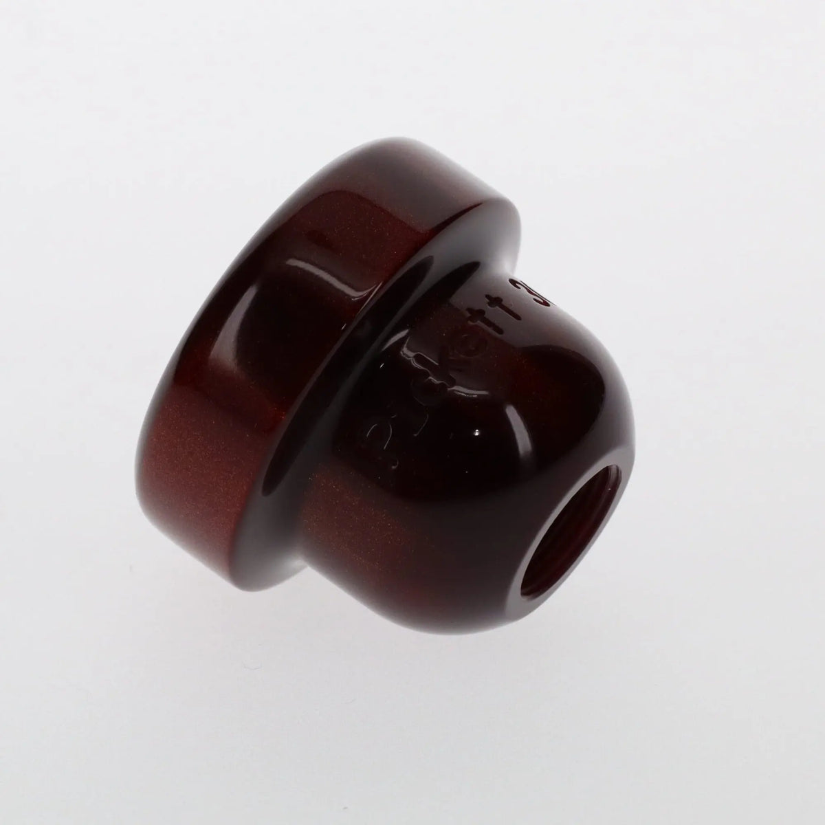 Trumpet Mouthpiece Top: Acrylic - Deep Mahogany Pickett Brass