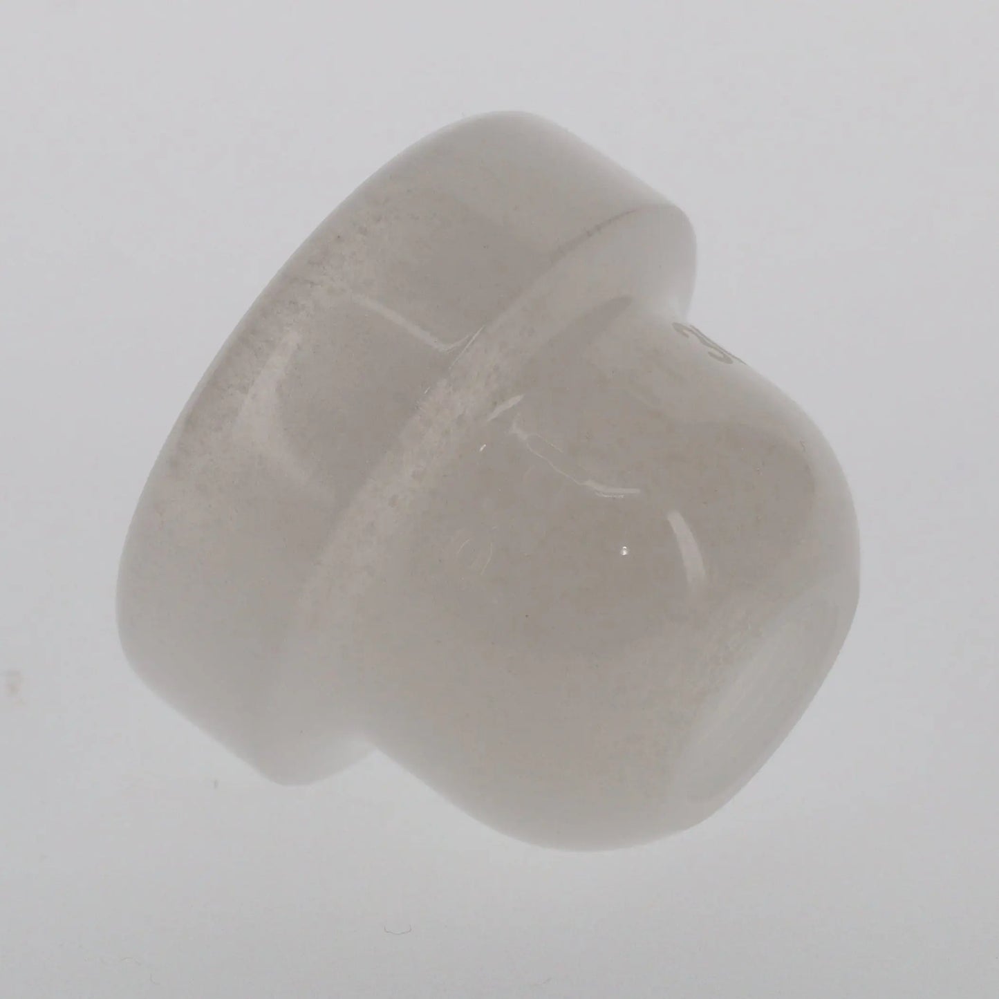 Trumpet Mouthpiece Top: Acrylic - Frost White Pickett Brass
