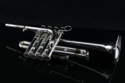 (image for) Blackburn Bb/A Piccolo Long Bell Trumpet 4-Valve