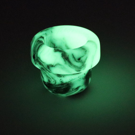 Trumpet Mouthpiece Top: Acrylic - Wraith Glow