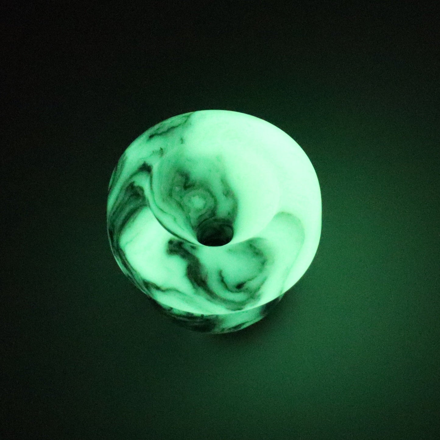 Trumpet Mouthpiece Top: Acrylic - Wraith Glow