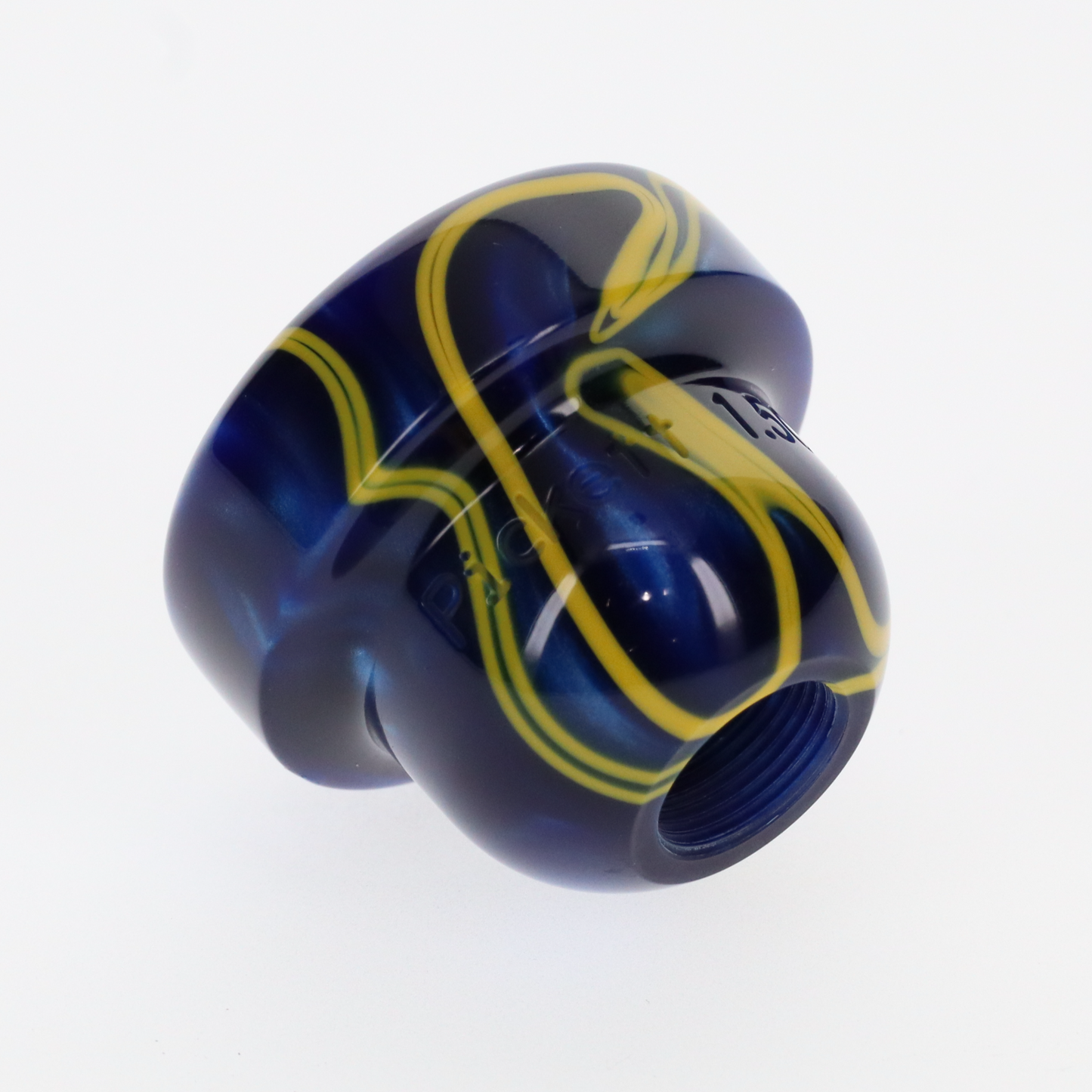 Trumpet Mouthpiece Top: Acrylic - Thunderbolt