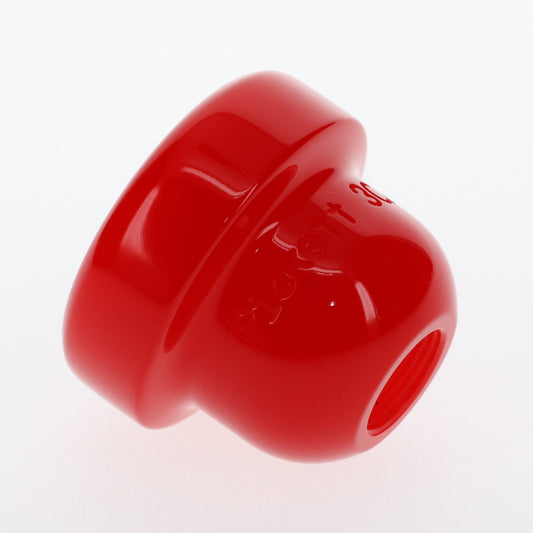 Trumpet Mouthpiece Top: Acrylic - Cherry Red