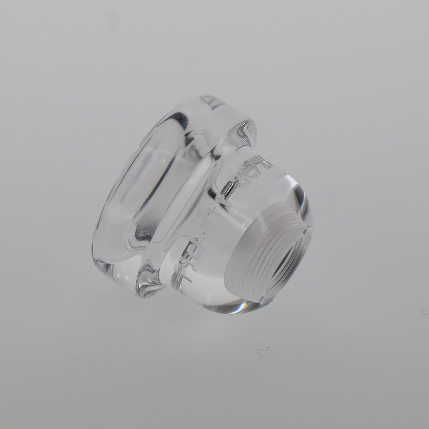 Trumpet Mouthpiece Top: Acrylic - Crystal Clear