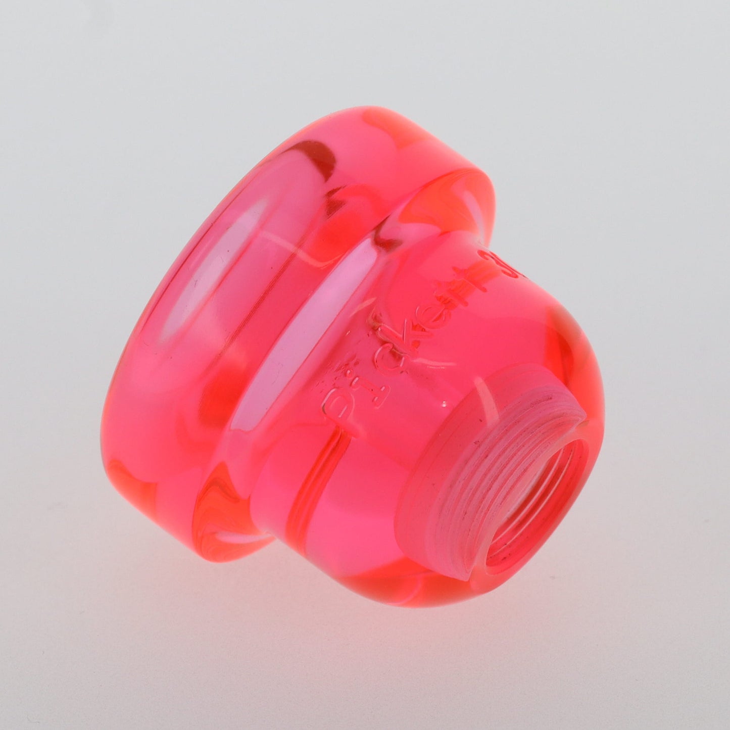 Trumpet Mouthpiece Top: Acrylic - Hot Pink