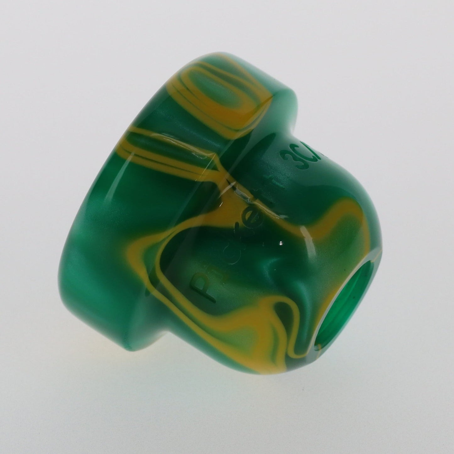 Trumpet Mouthpiece Top: Acrylic - Lemon Lime