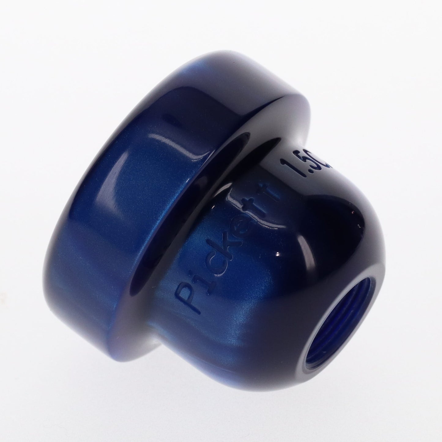 Trumpet Mouthpiece Top: Acrylic - Night Sky Blue