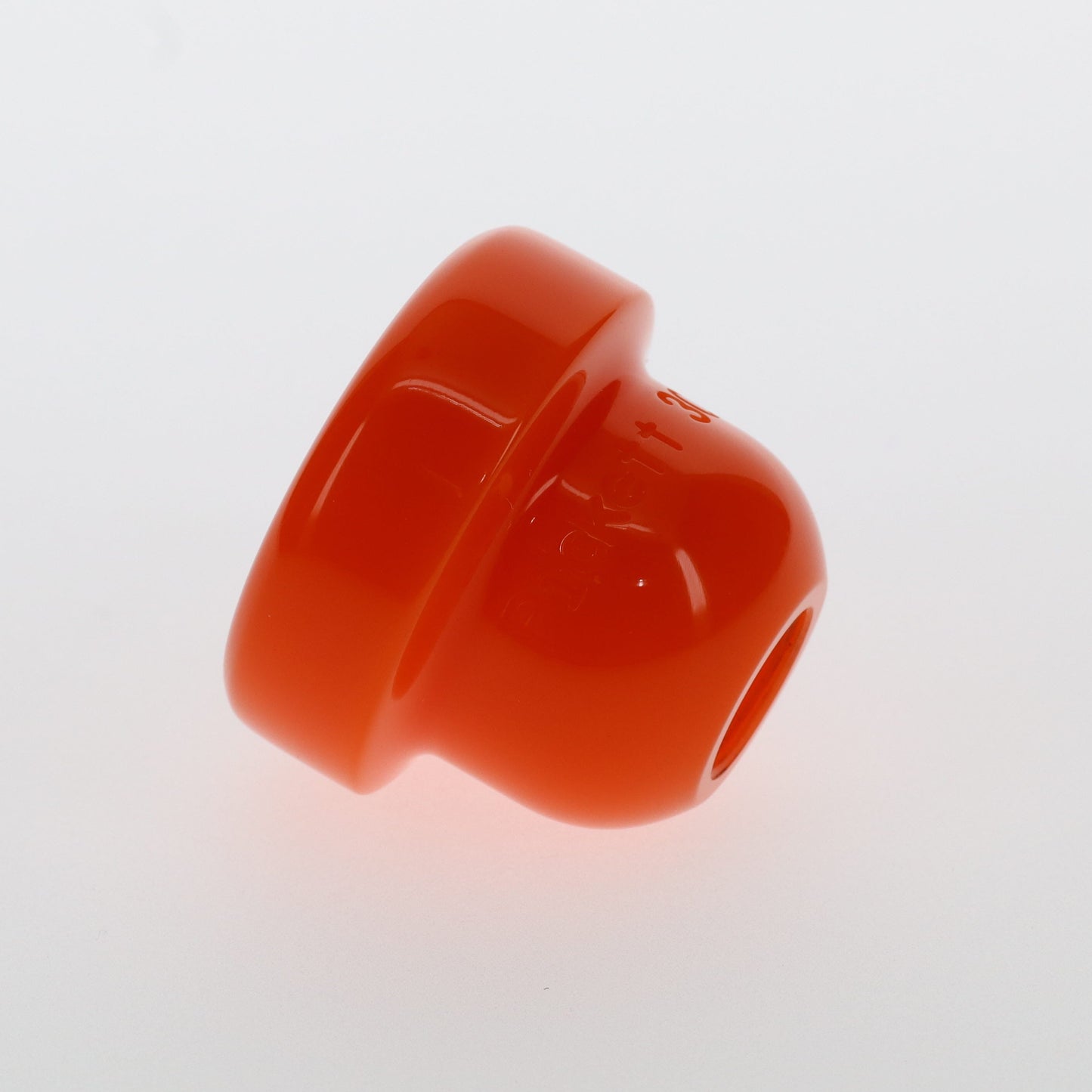Trumpet Mouthpiece Top: Acrylic - Pumpkin Orange